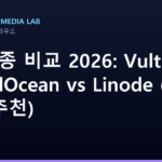 VPS 3종 비교 2026: Vultr vs DigitalOcean vs Linode (한국 기준 추천)