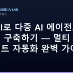 crewAI로 다중 AI 에이전트 시스템 구축하기 — 멀티 에이전트 자동화 완벽 가이드