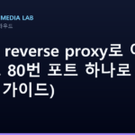 Nginx reverse proxy로 여러 서비스 80번 포트 하나로 묶기 (2026 가이드)